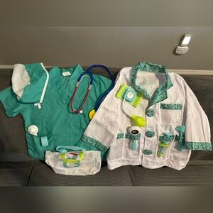 Melissa & Doug Doctor Dress Up Plus Additional Medical Dress Up Items
